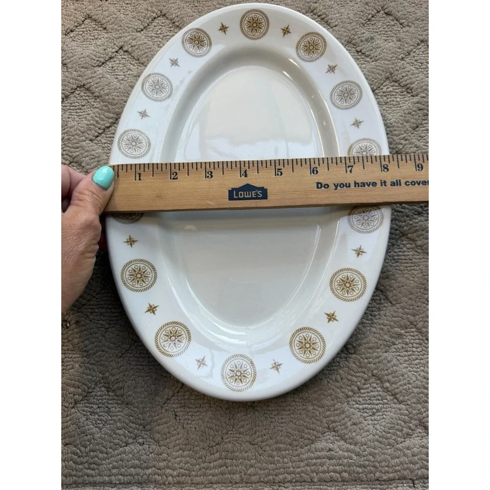 Vintage Shenango China Serving Platter Oval Family Gatherings